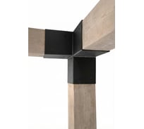 Коннектор (опора) для бруса ООО СКП 150*150 мм, угловой -1 шт СТ-011Ч/150/3мм