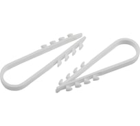 Дюбель хомут ЭРА NO224224 для круглого кабеля 19-25 мм белый (100 штук) Б0066261