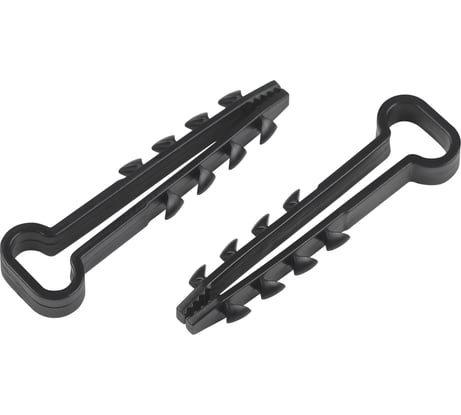 Дюбель хомут ЭРА NO225224 для плоского кабеля 6-14 мм черный (10 штук) Б0066277