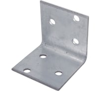 Уголок равносторонний Доброга 80x80x40 цинк 50 шт ЦБ-0039312