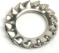 Стопорная шайба с наруж. зуб. FIXATOP М5 нерж. сталь А2, DIN 6798 A, блистер, 30 шт. 00000028102