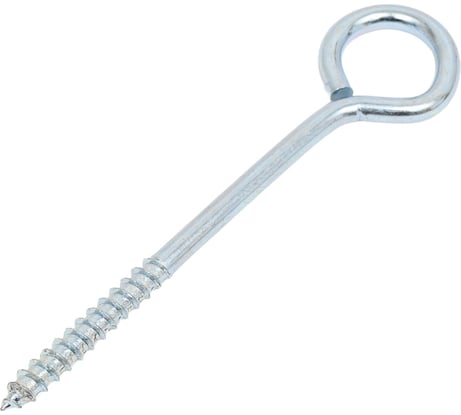 Шуруп кольцо Доброга 5,0x70 белый цинк 10 шт ЦБ-00032285