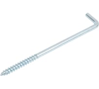 Шуруп костыль Доброга 6,0x120 белый цинк 10 шт ЦБ-00031314