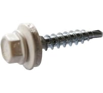Саморез Доброга ШГК 4,8x50 RAL9003 Белый 400 шт. ТД-00013205