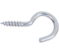 Шуруп полукольцо Доброга 5,0x20 белый цинк 10 шт ЦБ-00031900