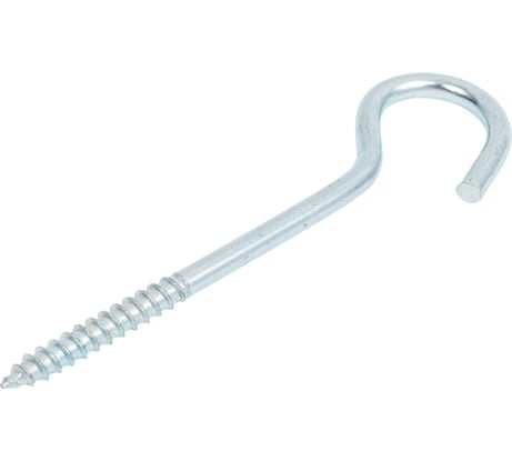 Шуруп полукольцо Доброга 4,0x50 белый цинк 10 шт ЦБ-00031419