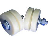 Ролик для ворот Rolik-Opt капролон, d.70 мм, под полосу - 2 шт. К2701-2