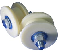 Ролик для ворот Rolik-Opt капролон, d.70 мм, под трубу профильную 20x20 - 2 шт. К2704-2