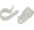 Скоба кабельная нейлоновая под винт ЭРА NO225291 9 мм белая 10 шт Б0066611 1