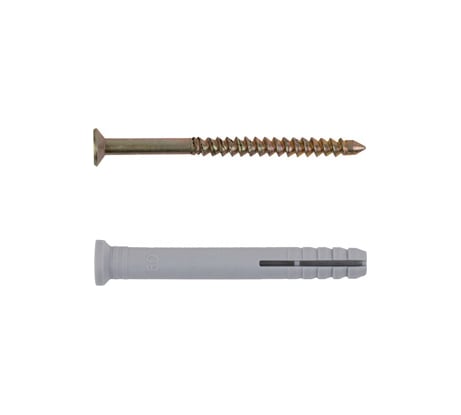 Дюбель с шурупом ВИРТУОЗ 6х60, потайной бортик, 40 шт. 280-21984