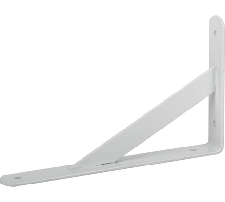 Усиленный уголок-кронштейн FIT белый, 250х150 мм 66085