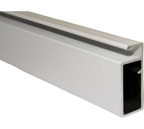 Профиль рамный Метизик 25x10 белый москитный стандарт 2 м 6211.07