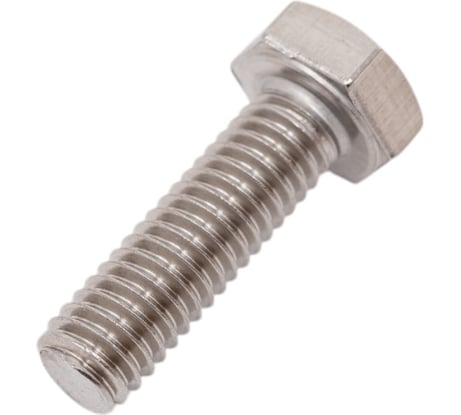 Болт с полной резьбой FIXATOP M6х20 нерж. сталь A2, DIN 933, блистер, 10 шт. 00000015702