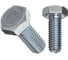 Болт SORREX DIN 933, М10x30 мм, оцинкованный, к.п. 5.8, 1000 шт. 0933-105-10-030 1000 2