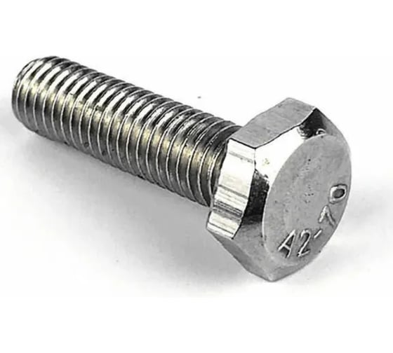 Болт SORREX DIN 933, М10x50 мм, нержавейка А2, 500 шт. 0933-2-10-050 500
