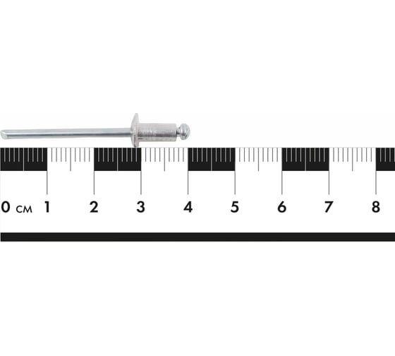 Заклепки вытяжные 3,2x8 100 шт. цинк Gigant 123903