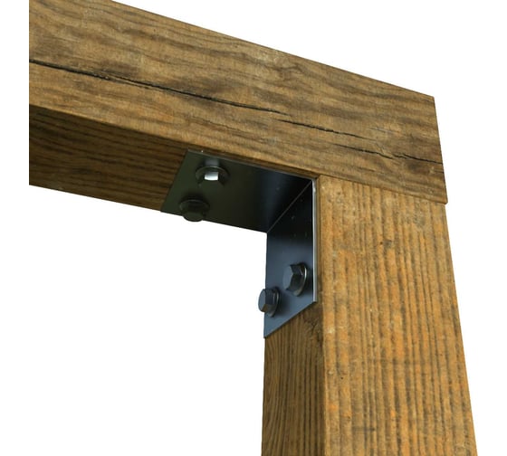 Пластина крепежная АрсеналЪ угловая для бруса 100x100 3мм, 10 шт, ARSENAL PERGOLA мод. AR75PQ39007-06