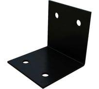 Пластина крепежная АрсеналЪ угловая для бруса 150x150 3мм, 10 шт, черная шагрень ARSENAL PERGOLA мод. AR75PE39957-06