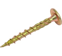 Саморез 23 БОЛТА 6x50 по дереву с прессшайбой Тorx, ЖЦ, 10 шт. сдп650к