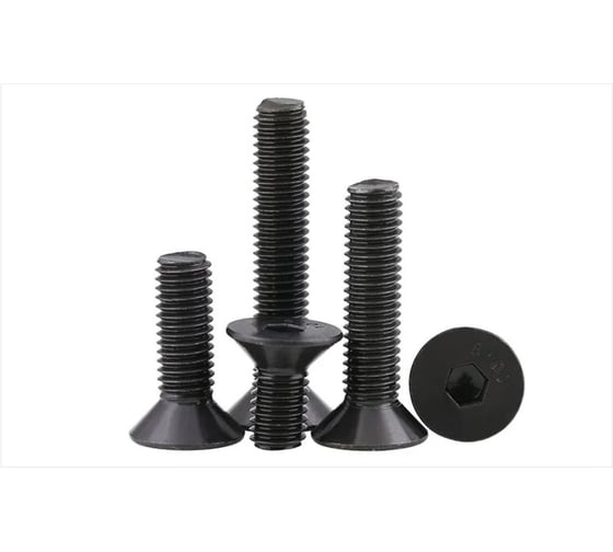 Винт Море-Метизов DIN 7991, класс прочности 10.9 оксид M16x45 мм, 10 шт VINT7380M164510М 1