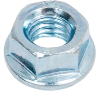 Гайка с фланцем Море-Метизов DIN 6923, цинк, M6, 50 шт. GAYKACM650М