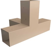 Коннектор для бруса MIROZDANIE 100x100 TETRA 1 шт. латте 1003L