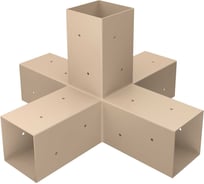 Коннектор для бруса MIROZDANIE 100x100 PENTA 1 шт. латте 1004L