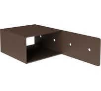 Коннектор для бруса MIROZDANIE KONEKT 50x100 8 шт. шоколад 1005C