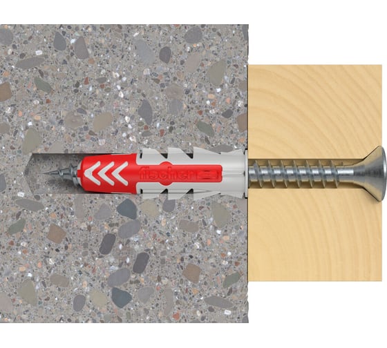Дюбель универсальный fischer 8x40 DUOPOWER ШУР_8ШТ 534998 1