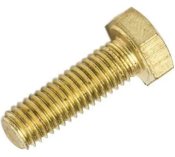 Болт SORREX DIN 933 М8x25мм латунь 25 штук 0933-6-08-025 25