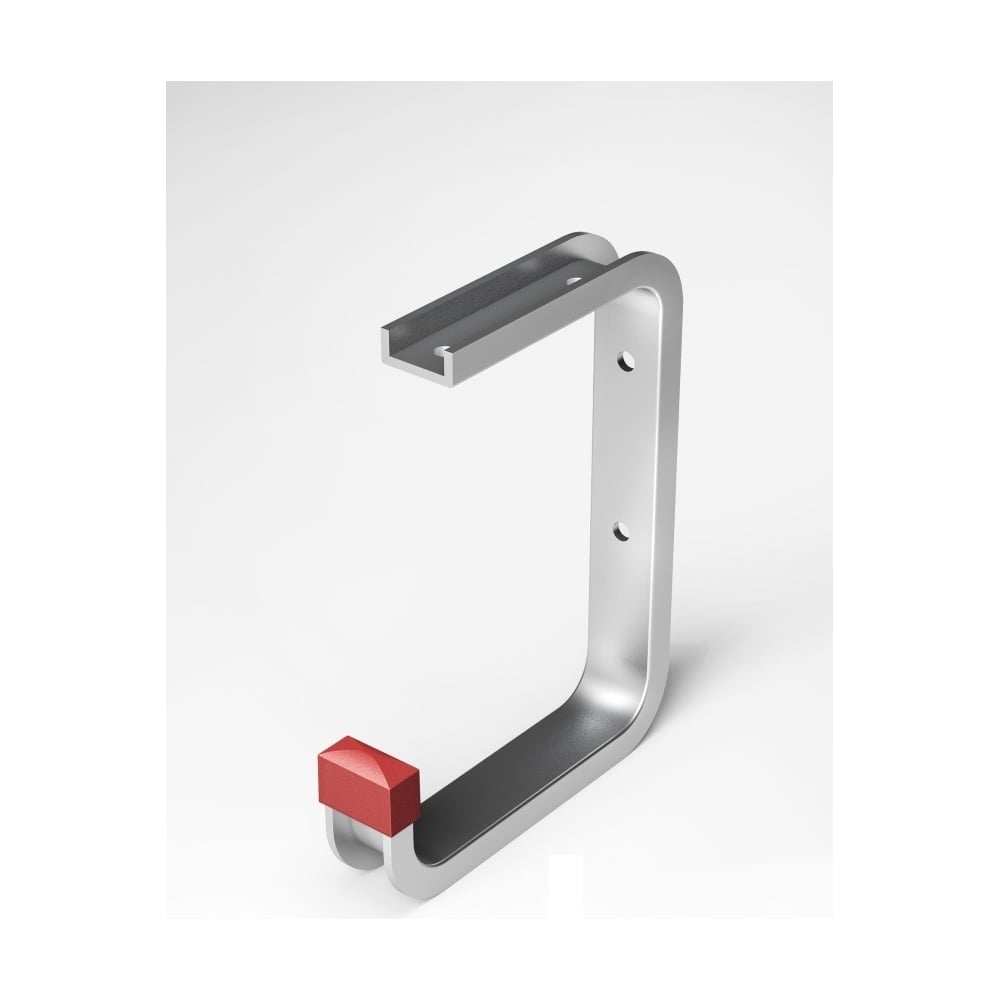 Настенный крюк ЛУКА алюминиевый, вынос 115 мм высота 150 мм, до 15 кг ...