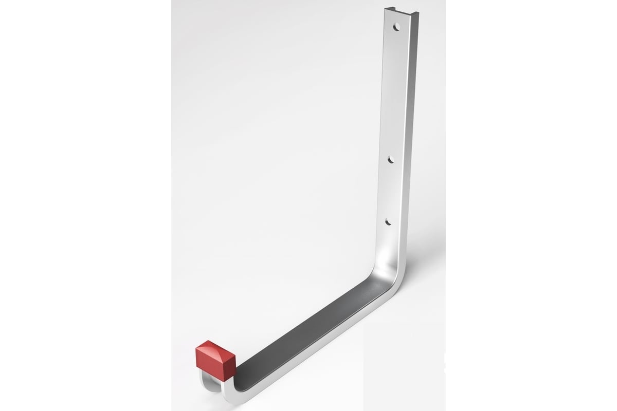 Настенный крюк ЛУКА алюминиевый, вынос 190 мм высота 220 мм, до 15 кг ...