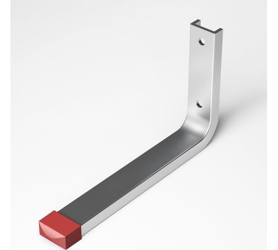 Настенный крюк ЛУКА алюминиевый, вынос 155 мм высота 90 мм, до 15 кг, анодированный УТ000025385 1