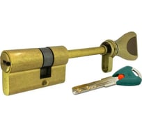 Цилиндровый механизм CRIT P-238-St 50/20/80 Лп, латунь полированная 03987