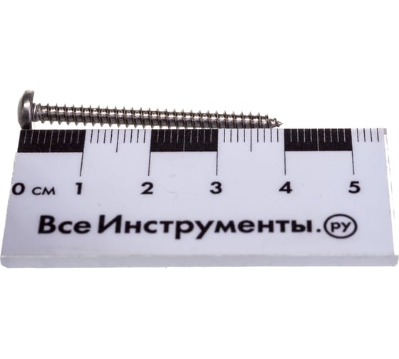 Саморез ЦКИ DIN 7981, 3.5х38 остроконечный, A2, Ph2, уп. 500 шт. 64941