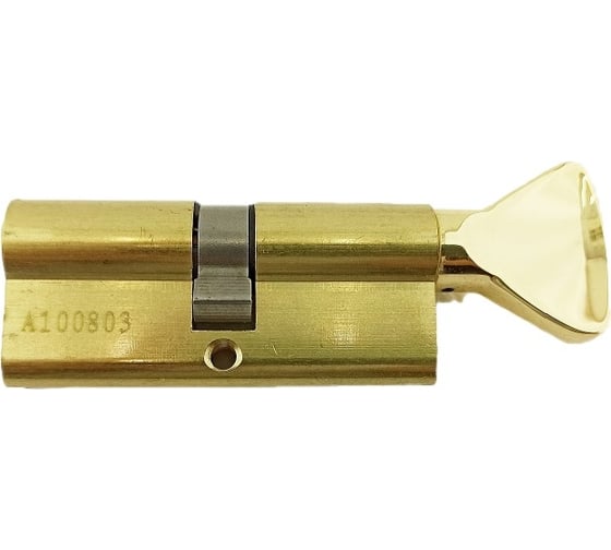 Цилиндровый механизм CRIT RT-138 35/45 Лп, латунь полированная 00163