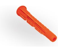 Дюбель универсальный ЖЕСТЬ трехраспорный, с бортом, полипропилен, 6x37, 150 шт. пакет УТ-00012915