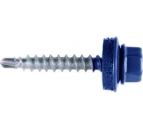 Саморез кровельный ЖЕСТЬ 4,8х29 RAL5010, синий, 10 шт. европодвес УТ-00002486