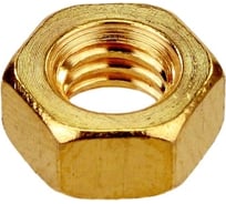 Гайка ЦКИ DIN 934, М10 ЛАТ. SW 17, аналог ГОСТ 5915-70, уп. 25 шт. 63949