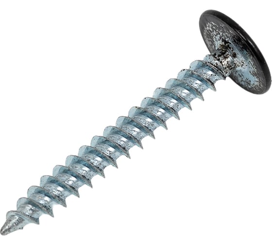 Саморез с прессшайбой ЖЕСТЬ острый, 4,2х32, RAL9005, 200 шт. контейнер 500 мл УТ-00012570 1