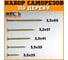 Набор саморезов по дереву ЖЕСТЬ желтые, 25, 35, 41, 51, 65 мм по 100 шт. (500 шт.) коробка УТ-00012930 3