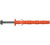 Дюбель Fasty FSK-STBf 10x100 универсальный фасадный с борт. 8.8 HEX/Т40 200 шт. белый 1200610F/200