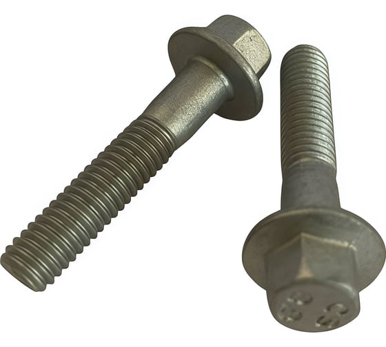 Болт с фланцем boltnn.ru DIN6921 (EN1662) М10x30 8.8 цинк-ламель серый 480 часов без насечки 50 шт 4687206324749 1