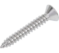 Саморез потайной нержавеющий 23 БОЛТА 4,8x32 РН DIN7982, 20 шт спн4832ф20