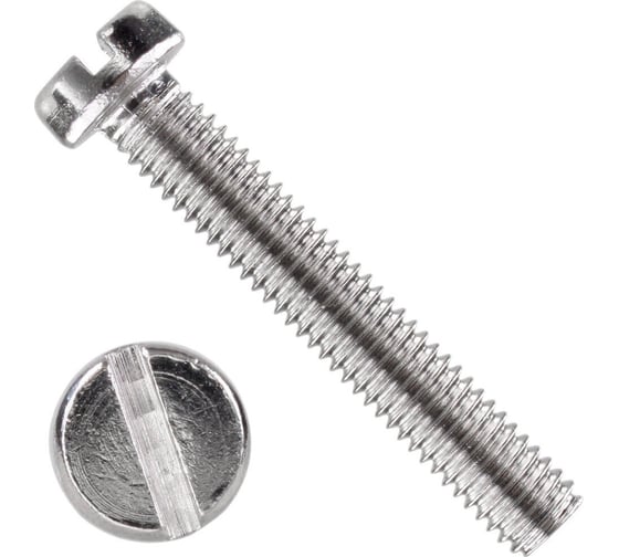 Винт Море-Метизов DIN 84 А2 M2,5x6 мм, 50 шт. VINT84A2M25650M 1