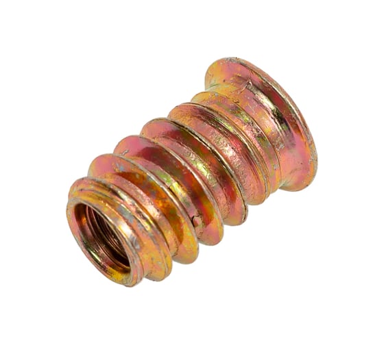 Втулка резьбовая с потайным фланцем Море-Метизов M6x10x17 SW 6, ж.ц. мм, 10 шт. VTULM61017SW610M 1