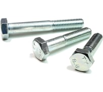 Болт Море-Метизов DIN 931 класс прочности 8.8 цинк М10x35 мм, 5 шт. BOLT931C88М10355M