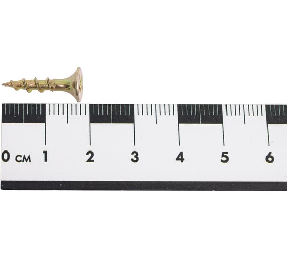 Саморез по дереву Море-Метизов, желтый цинк 3,5x19 мм, 50 шт. SAMDGC351950M