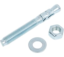 Клиновой анкер Море-Метизов 12x100 белый цинк мм, 5 шт. ANKERKLBC121005M