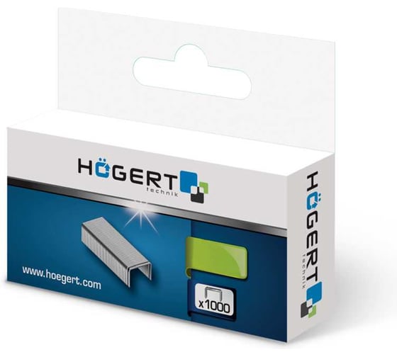 Скобы для степлера HOEGERT TECHNIK тип J, 10 мм, 11,3 мм, 1000 шт. HT2C054